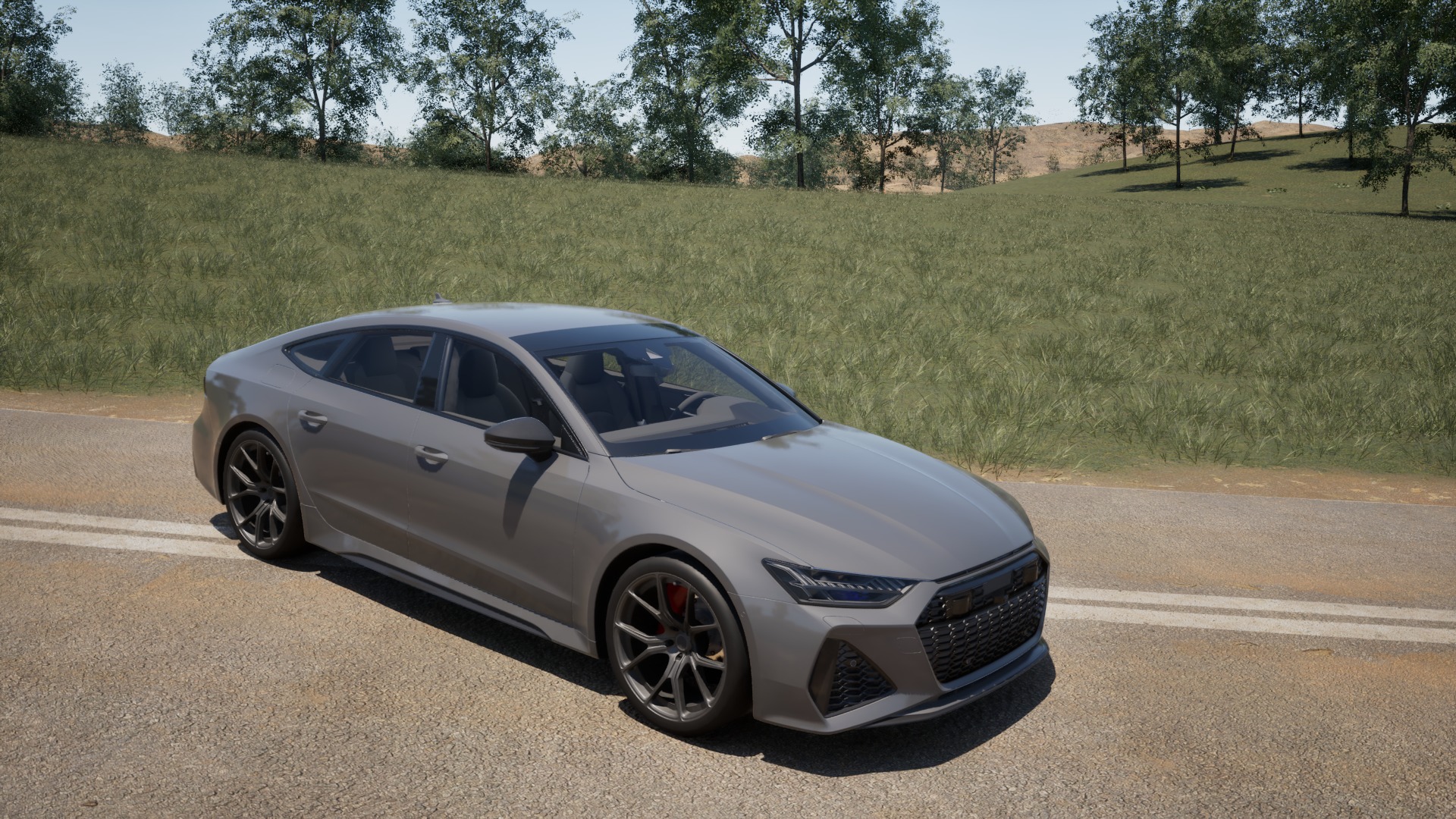Audi RS7 C8 Low-poly 3D model_11