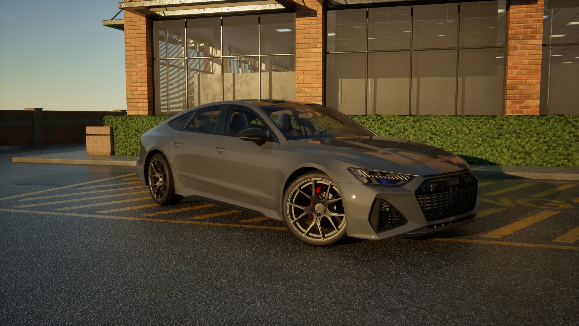Audi RS7 C8 Low-poly 3D model_2