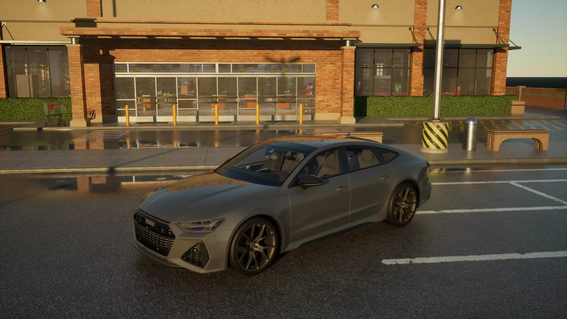Audi RS7 C8 Low-poly 3D model_0