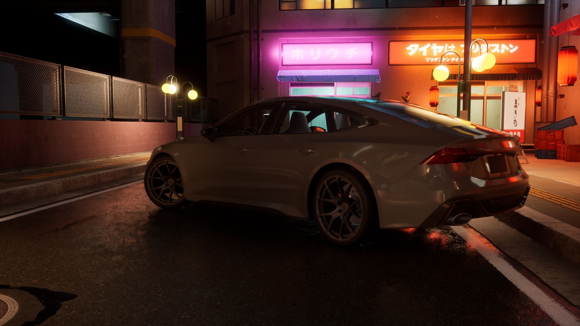 Audi RS7 C8 Low-poly 3D model_7