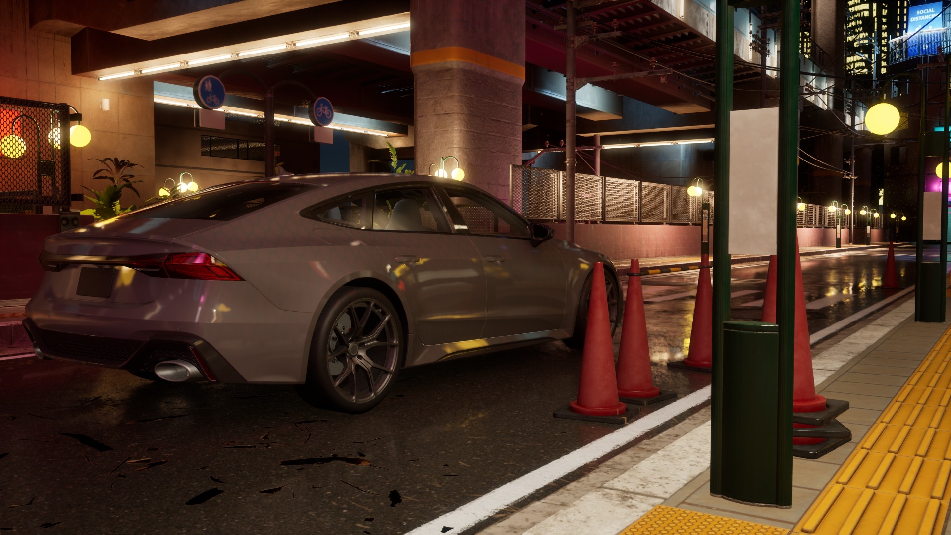 Audi RS7 C8 Low-poly 3D model_8