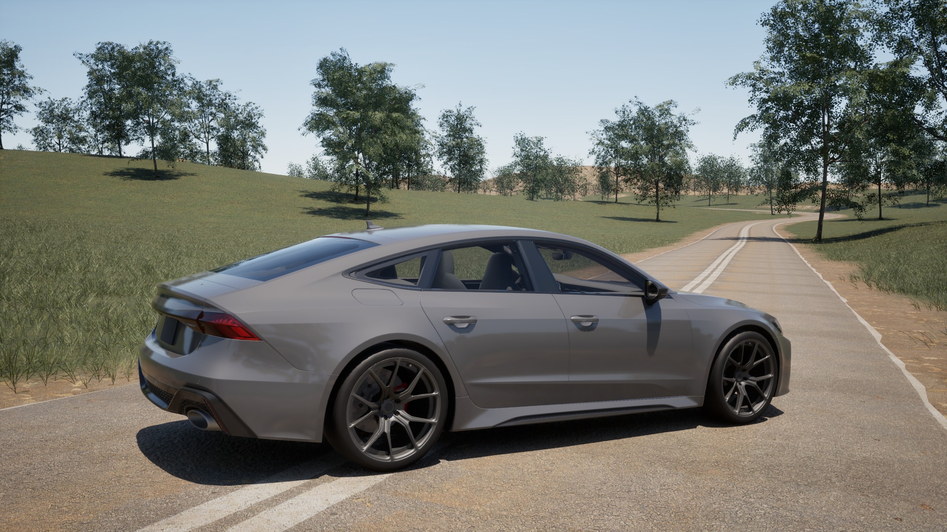 Audi RS7 C8 Low-poly 3D model_10