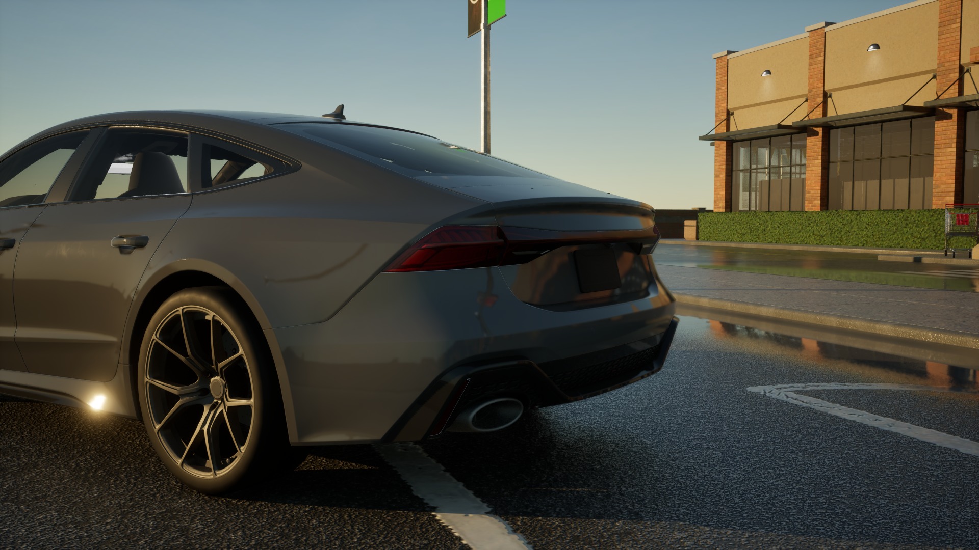 Audi RS7 C8 Low-poly 3D model_4