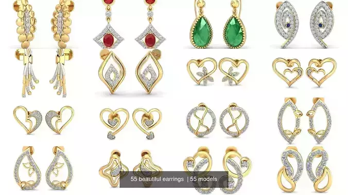 55 beautiful earrings 