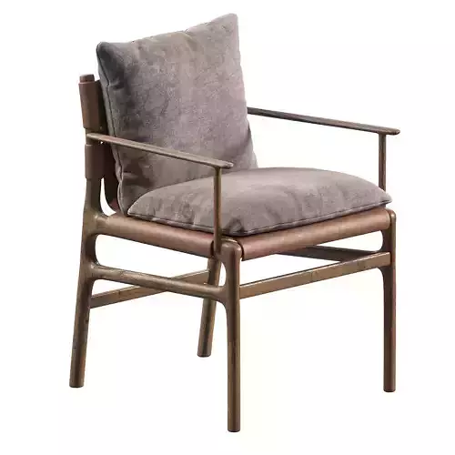 Armchair Sela Dining Designed by Luca Nichetto 3D model