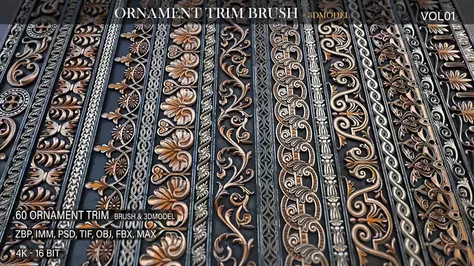 Trim Ornament Brush-vol01