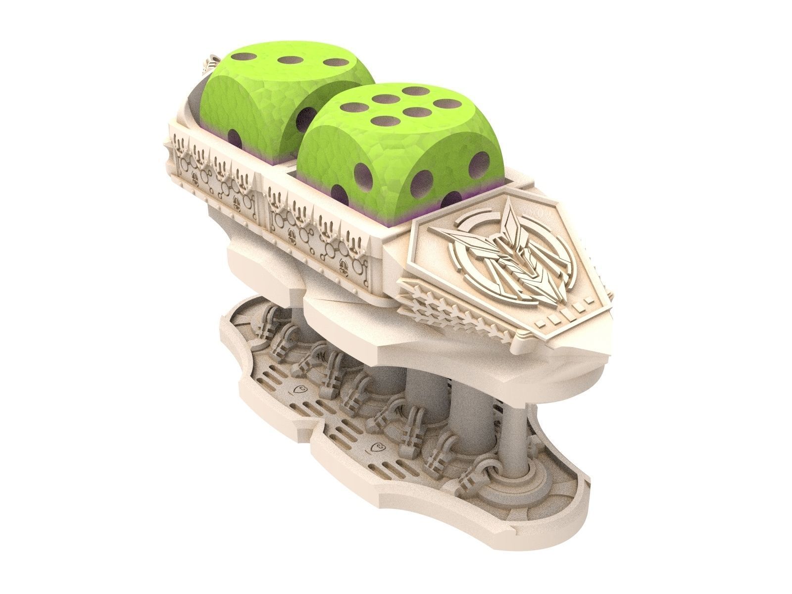 Anubis Chemou Epiphi Support Battle Drone modular miniatures 3D print model_6