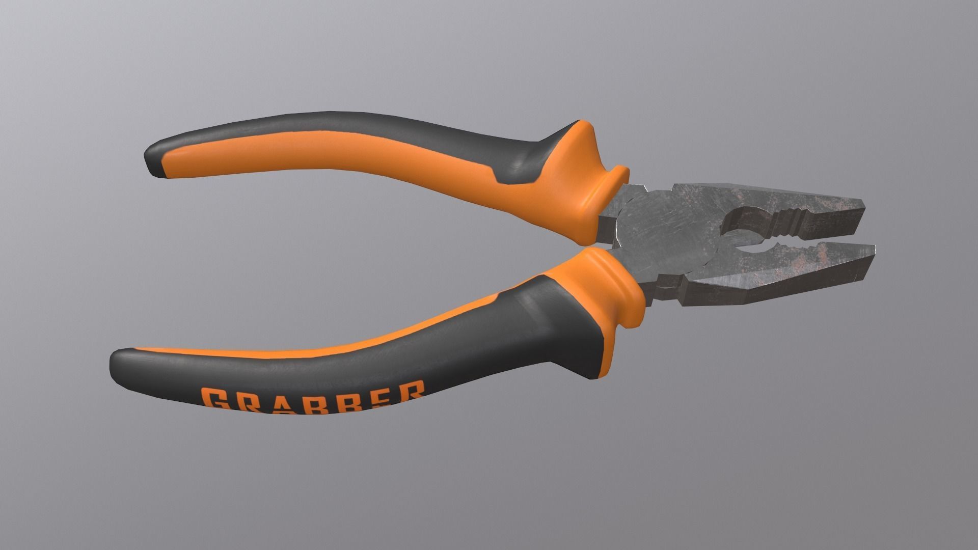 Pliers slightly worn 3D model_3