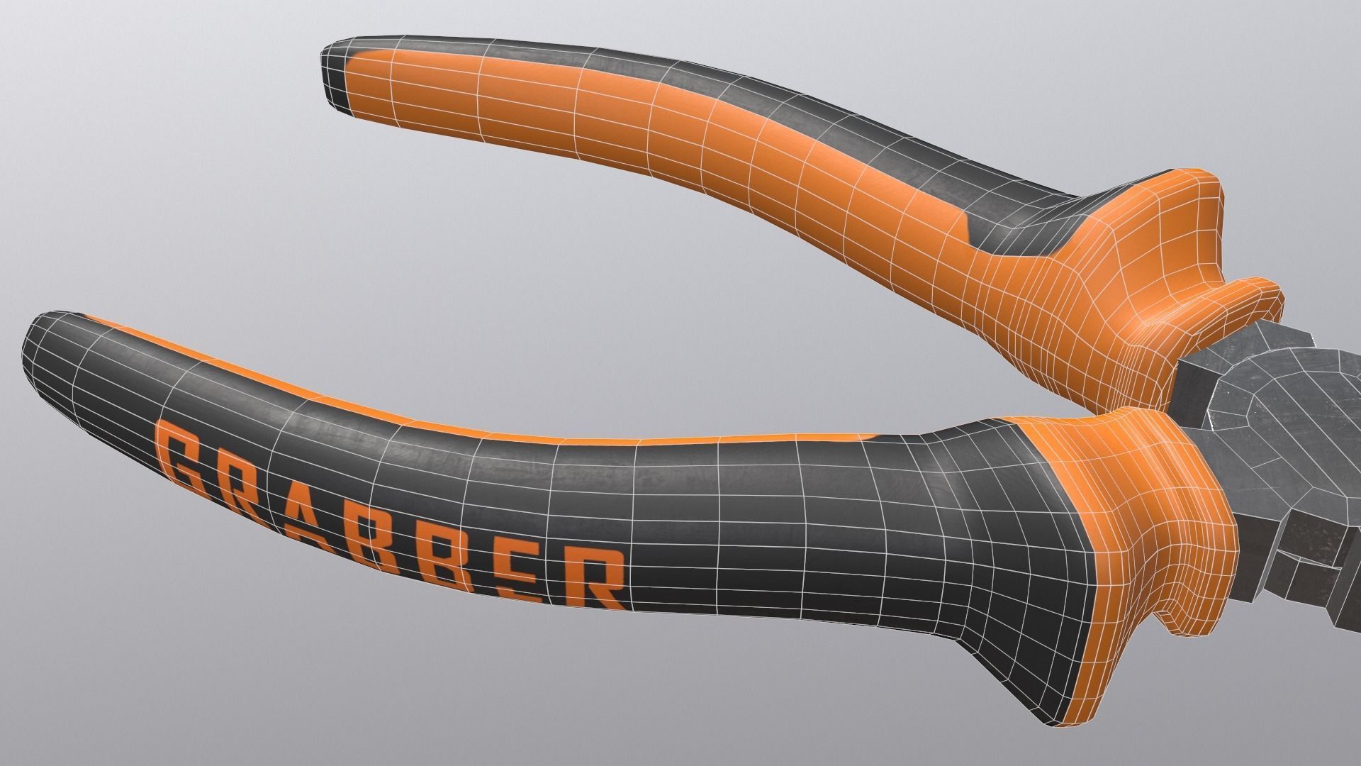 Pliers slightly worn 3D model_9