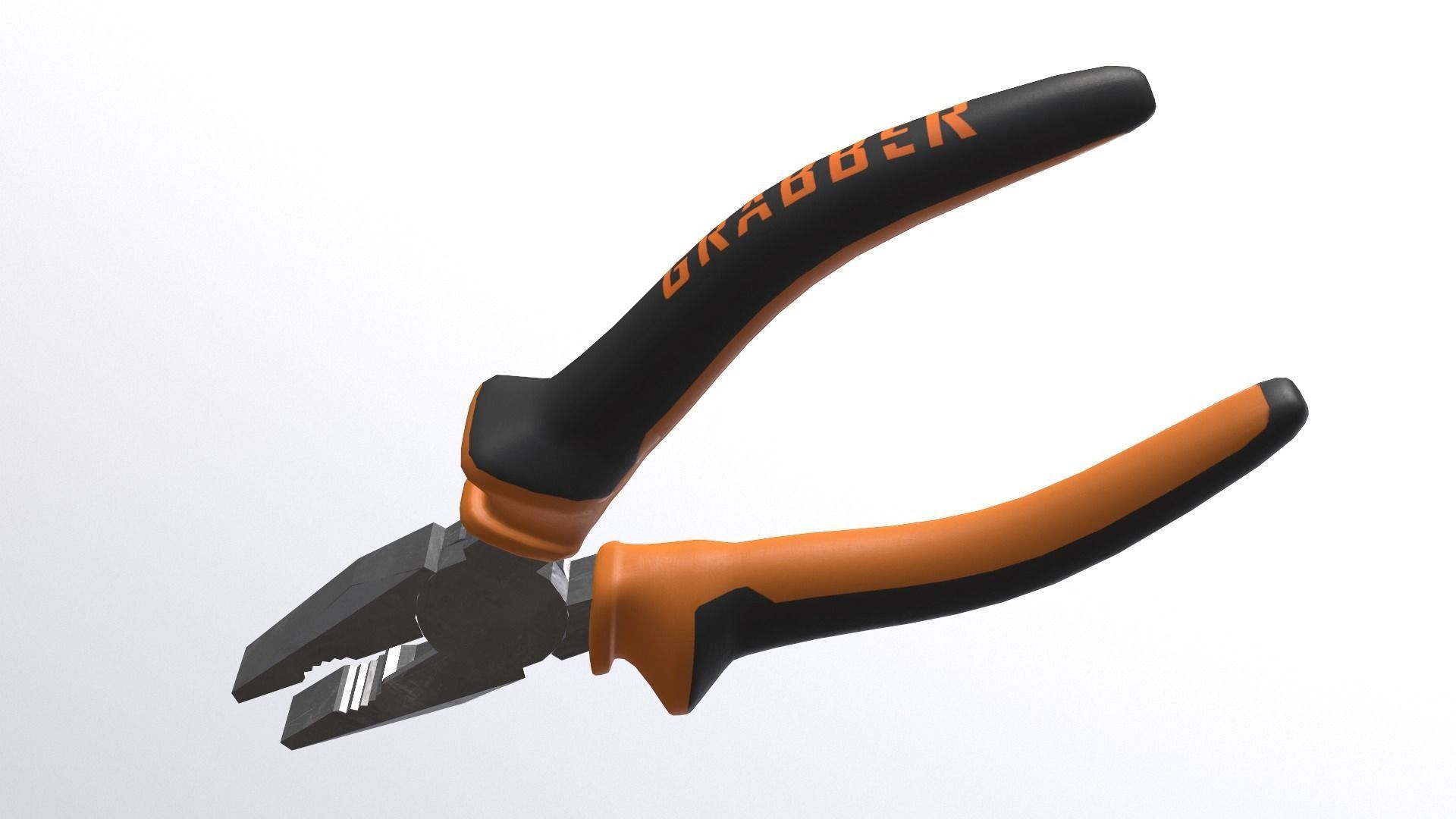 Pliers slightly worn 3D model_5