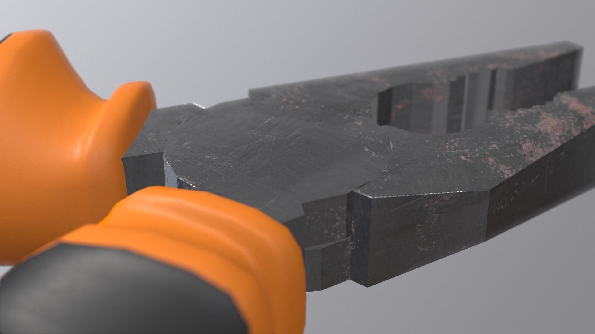 Pliers slightly worn 3D model_12