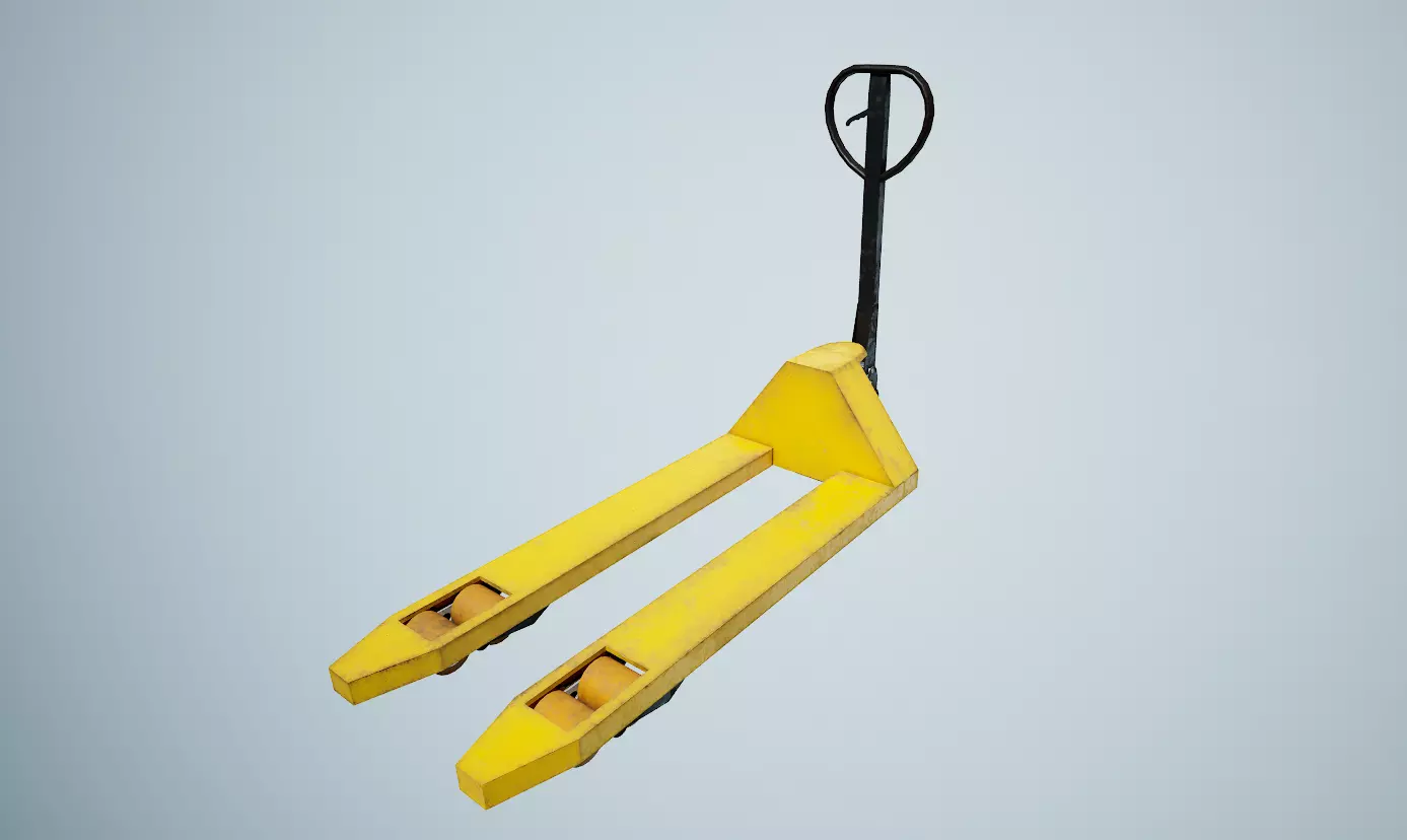 Hand Forklift Free low-poly 3D model_0