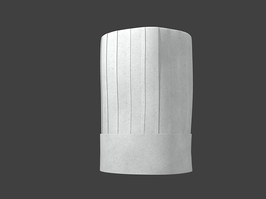 Chef s hat 3D model CGTrader
