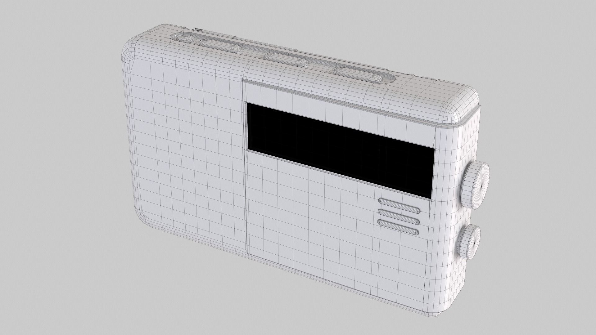 Radio Multi Colored - Version 2 Low-poly 3D model_23