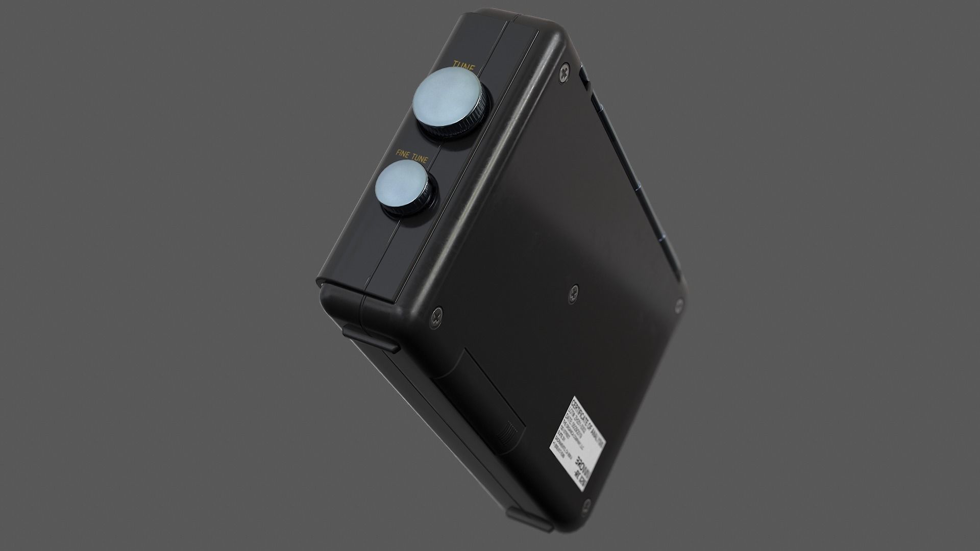 Radio Multi Colored - Version 2 Low-poly 3D model_11