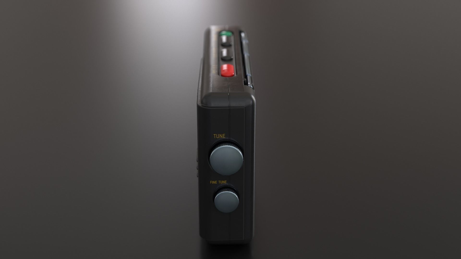 Radio Multi Colored - Version 2 Low-poly 3D model_13