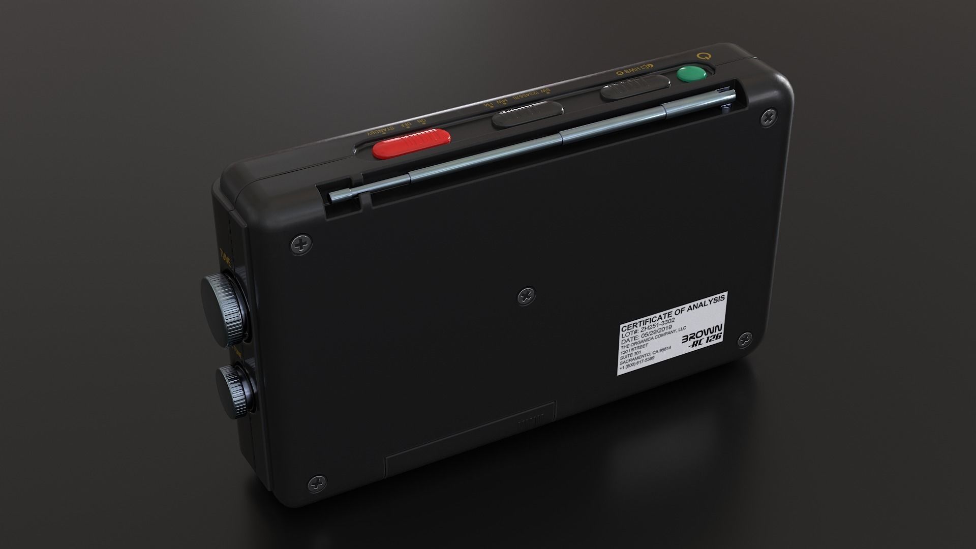 Radio Multi Colored - Version 2 Low-poly 3D model_25