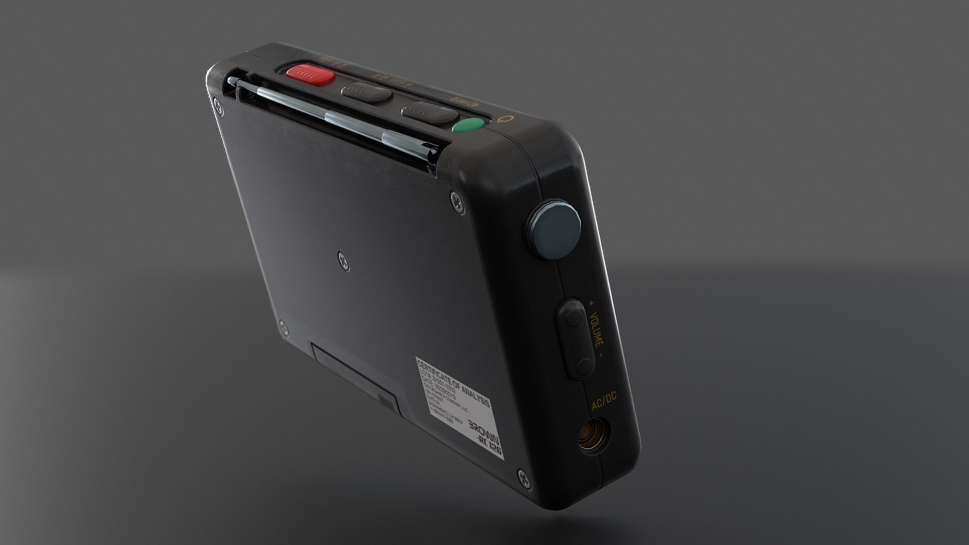 Radio Multi Colored - Version 2 Low-poly 3D model_14