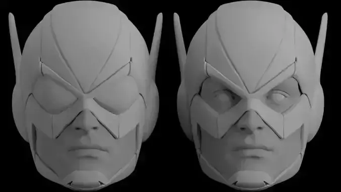 SUICIDE SQUAD KTJL THE FLASH HEAD SCULPT 