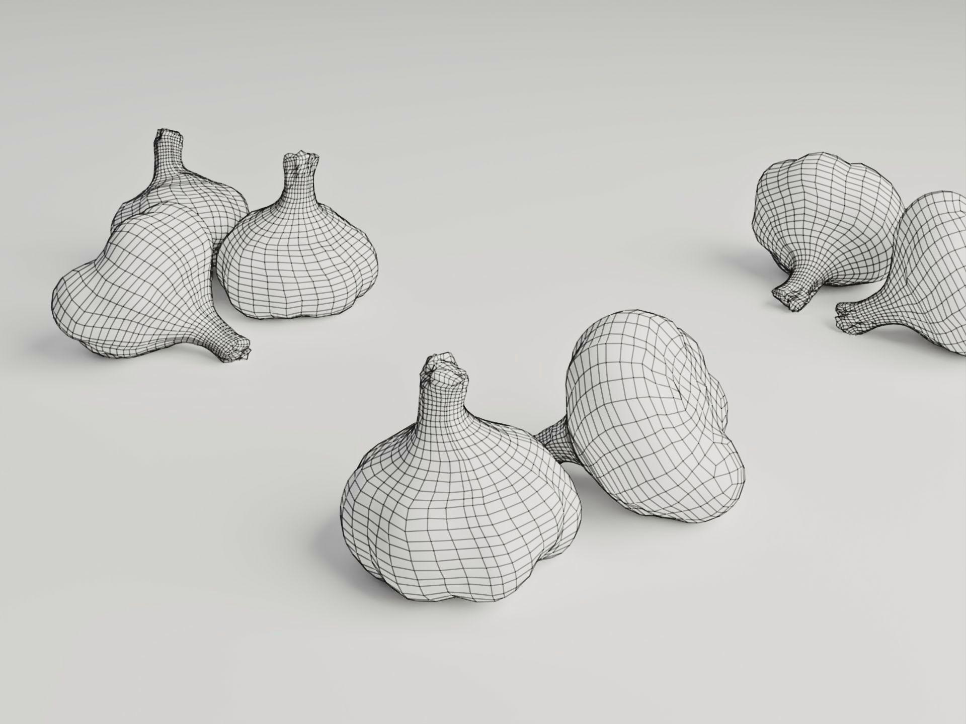 Garlic Bulb - 3D Scan Low-poly 3D model_6