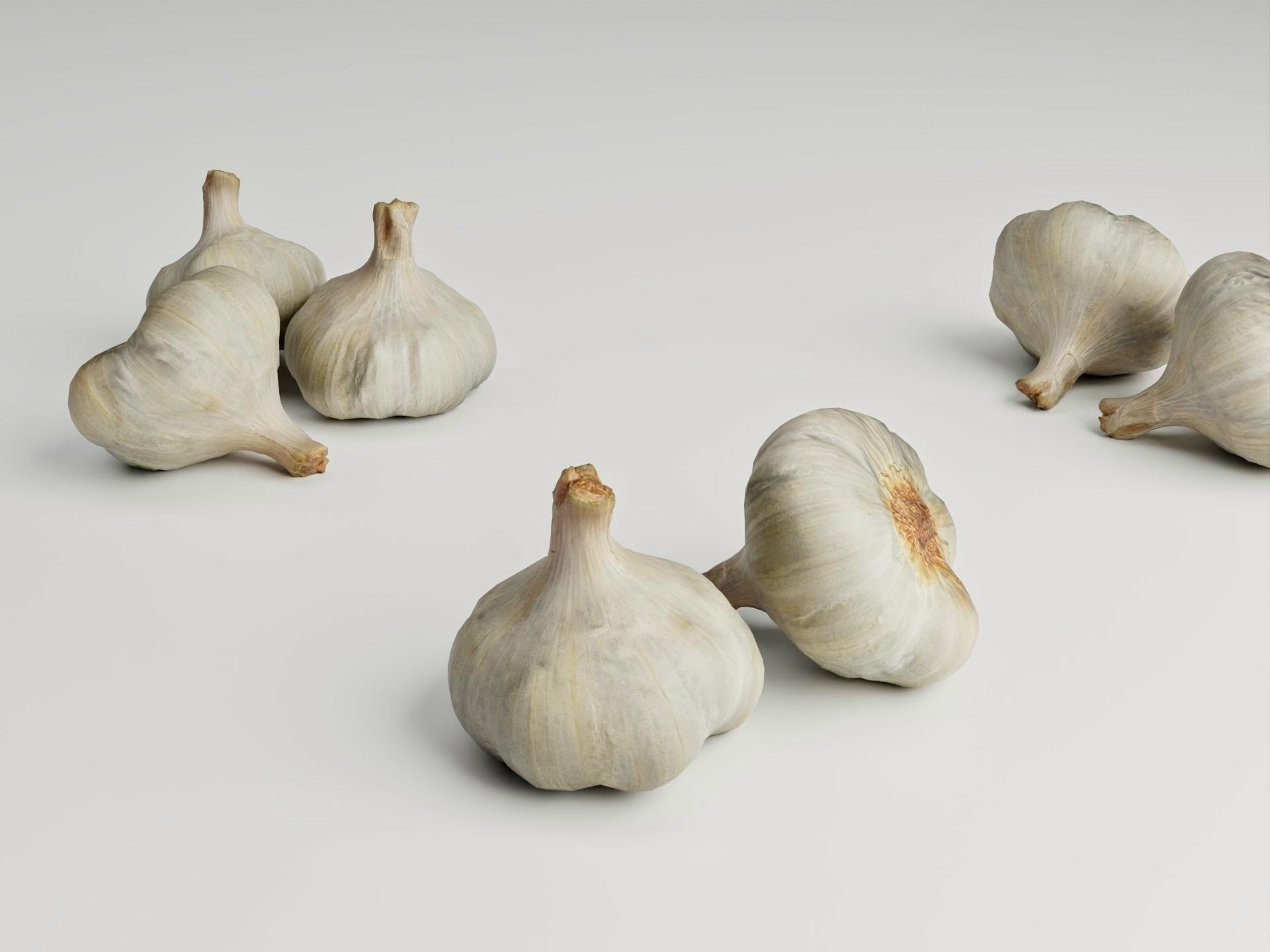 Garlic Bulb - 3D Scan Low-poly 3D model_5