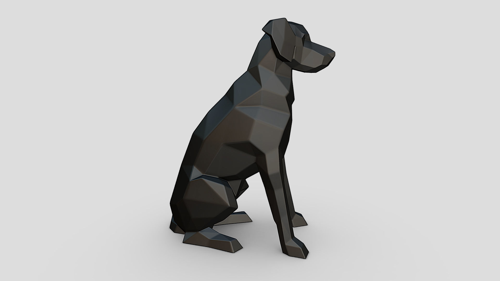 border collie labrador mix 3D print model_4
