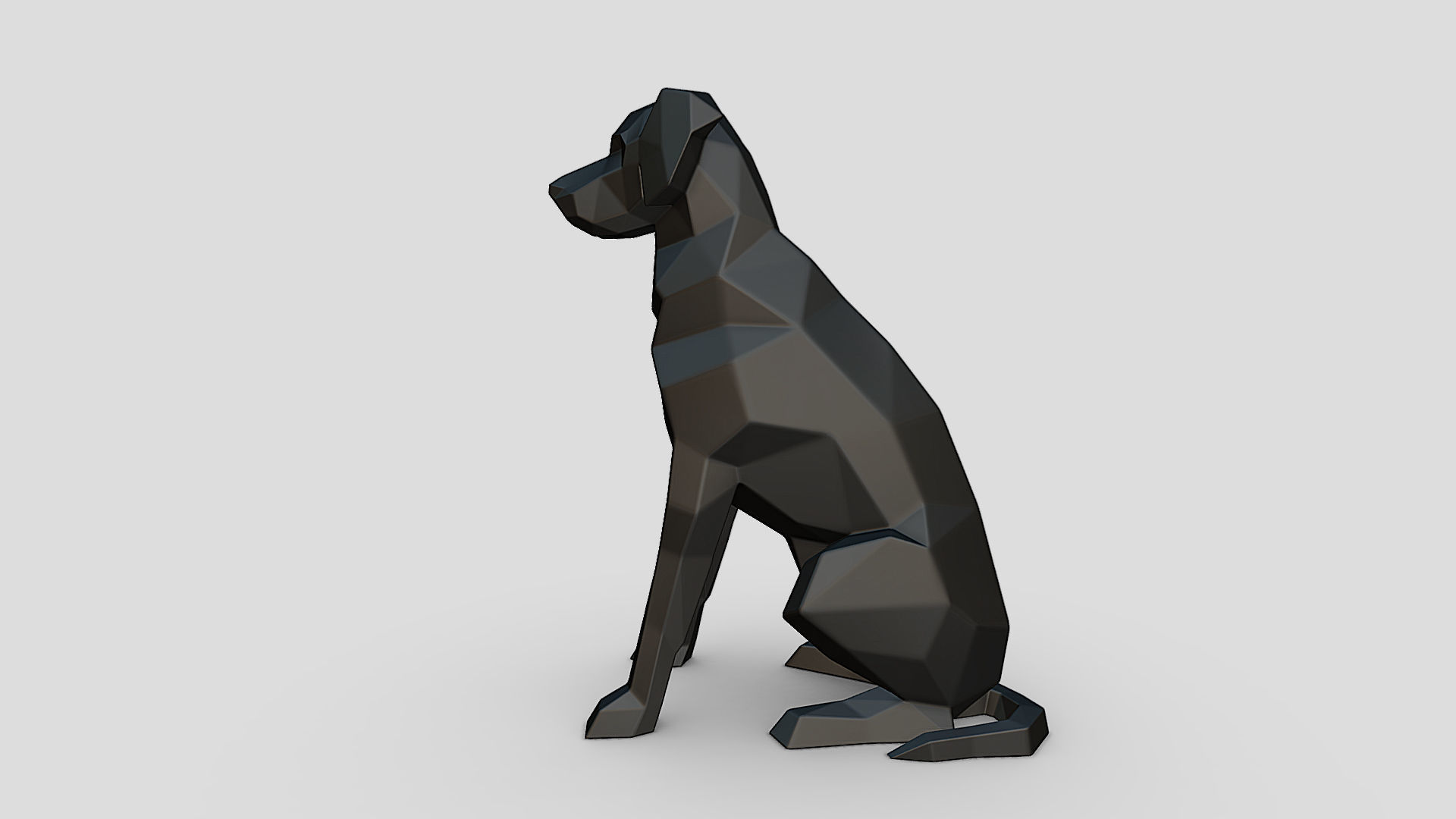 border collie labrador mix 3D print model_1