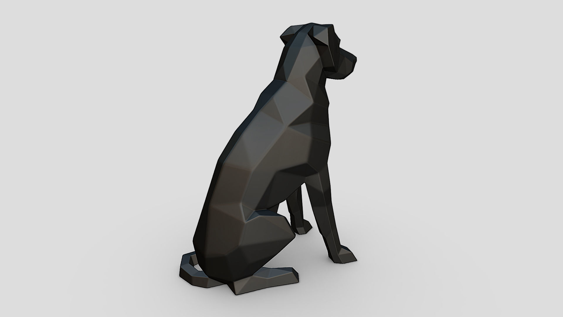 border collie labrador mix 3D print model_3
