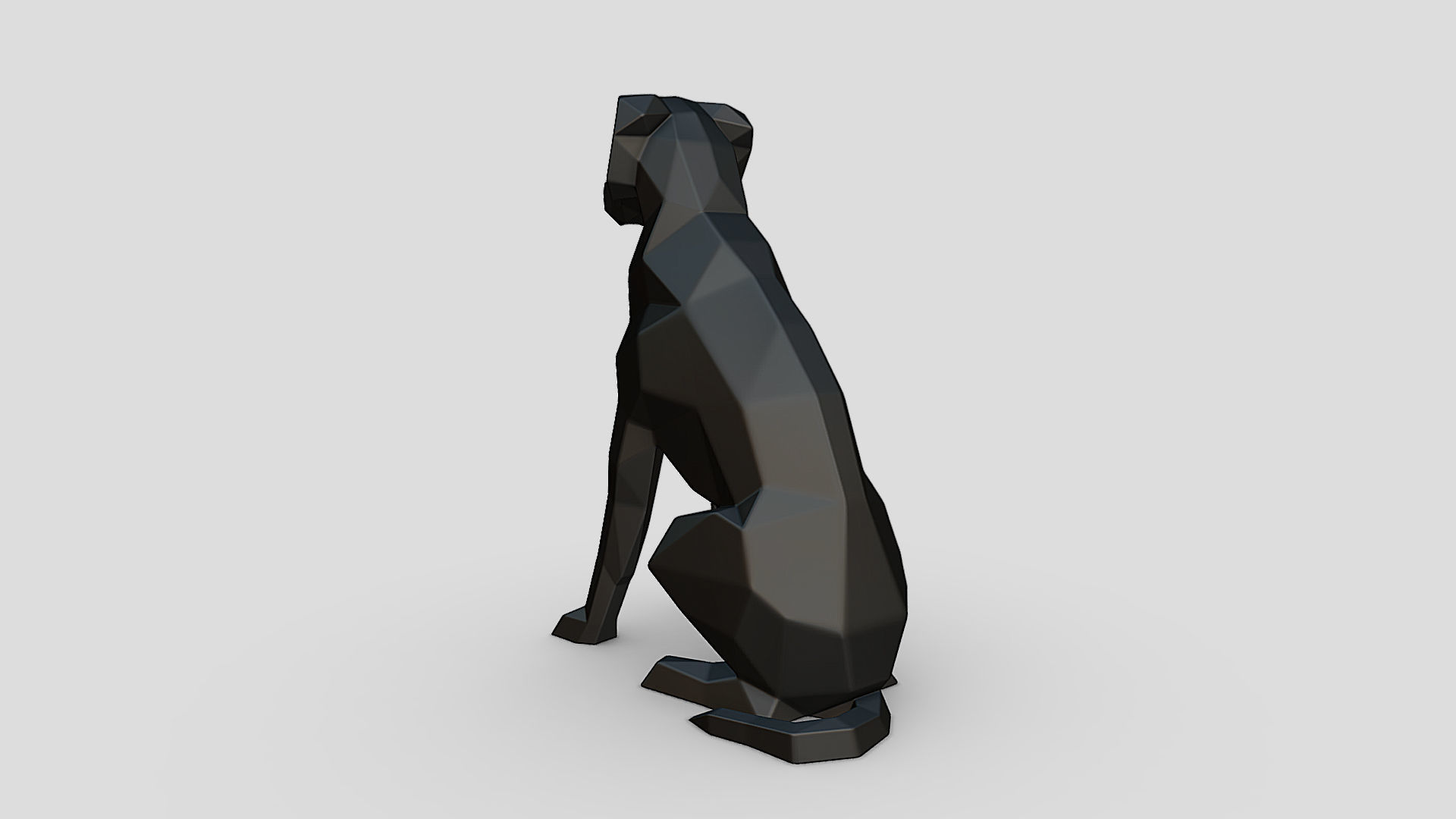border collie labrador mix 3D print model_2