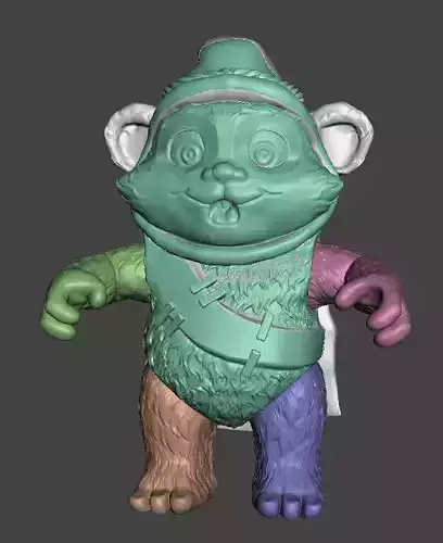 STL File 3D Ewoks Gwing 3D Print Model 3D OBJ