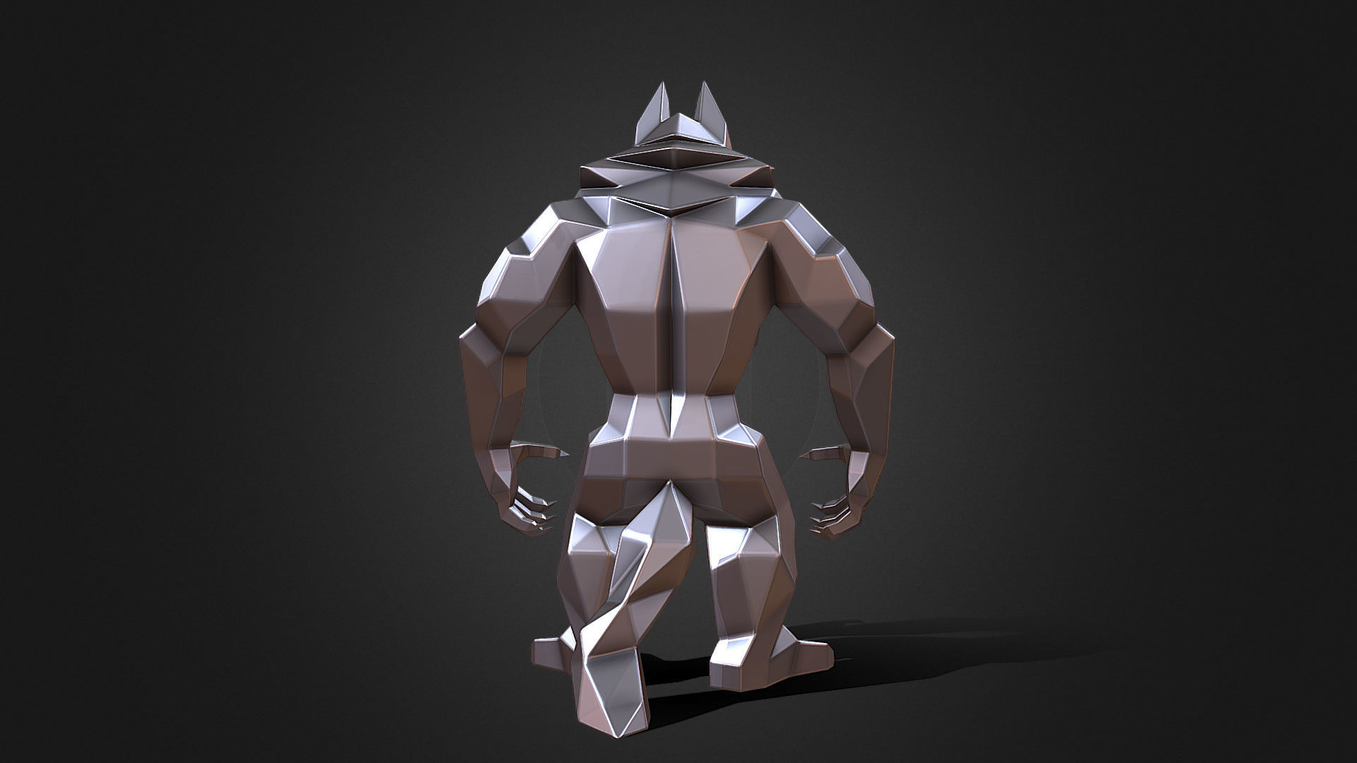 Werewolf  3D print model_3