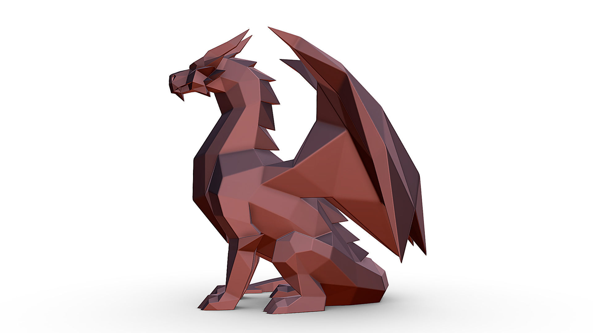 Dragon 3D print model_3