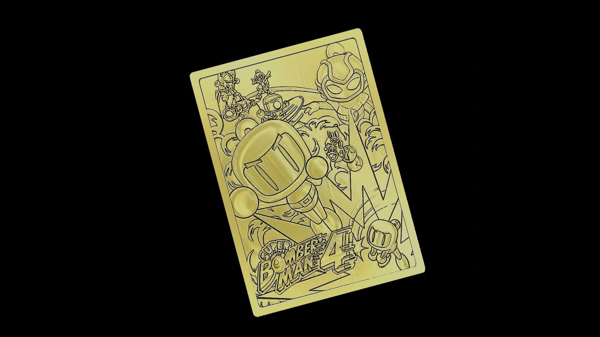 BOMBERMAN 4 - JOYSTICK STAND 3D print model_3