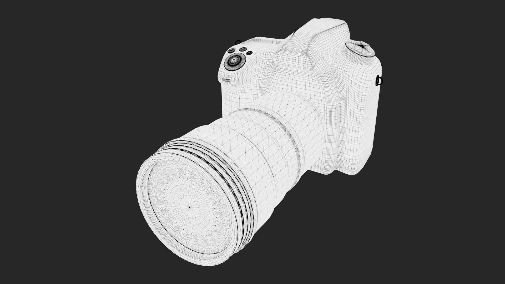 Nikon D850 Camera 3D model_9