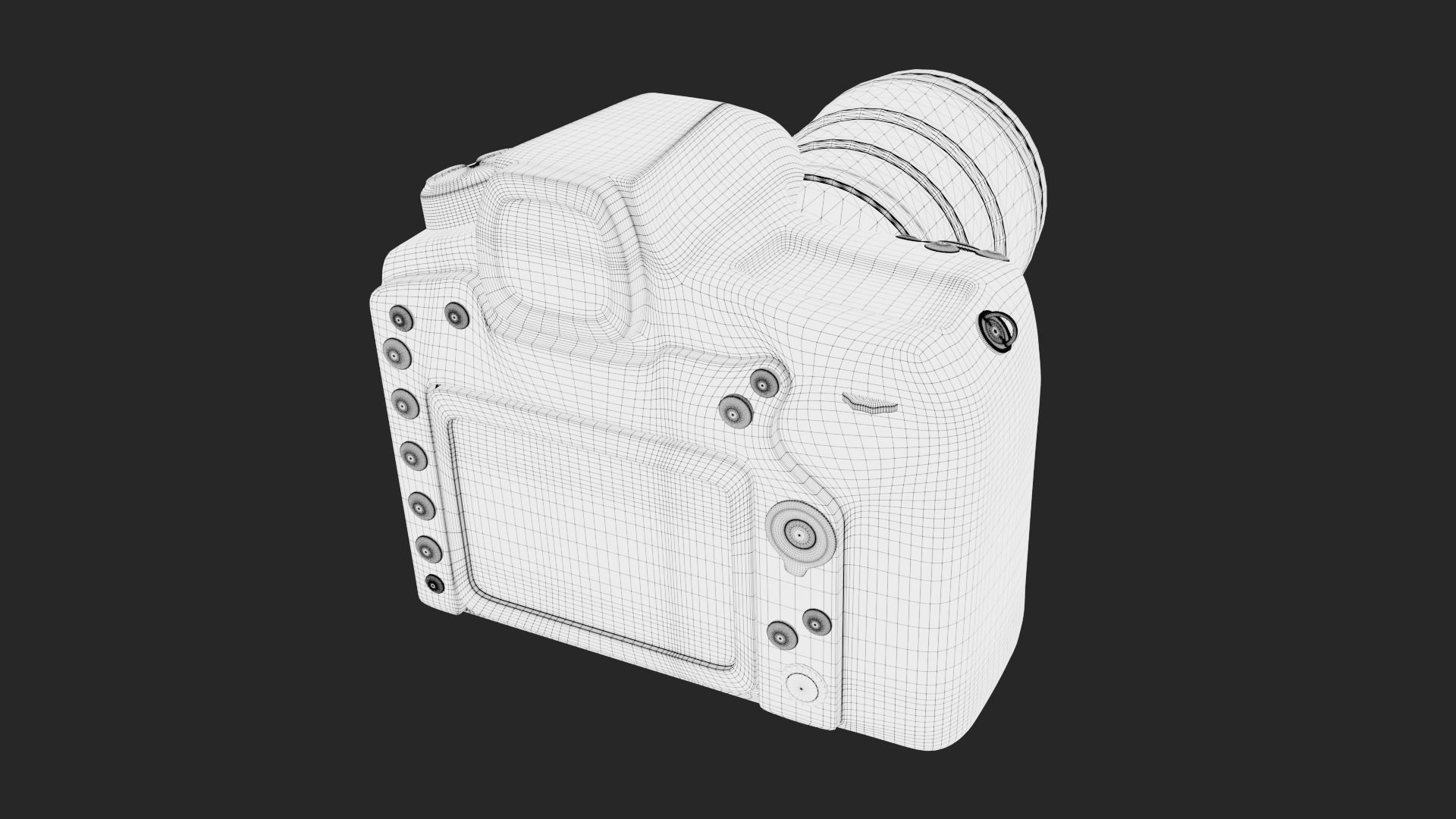 Nikon D850 Camera 3D model_11