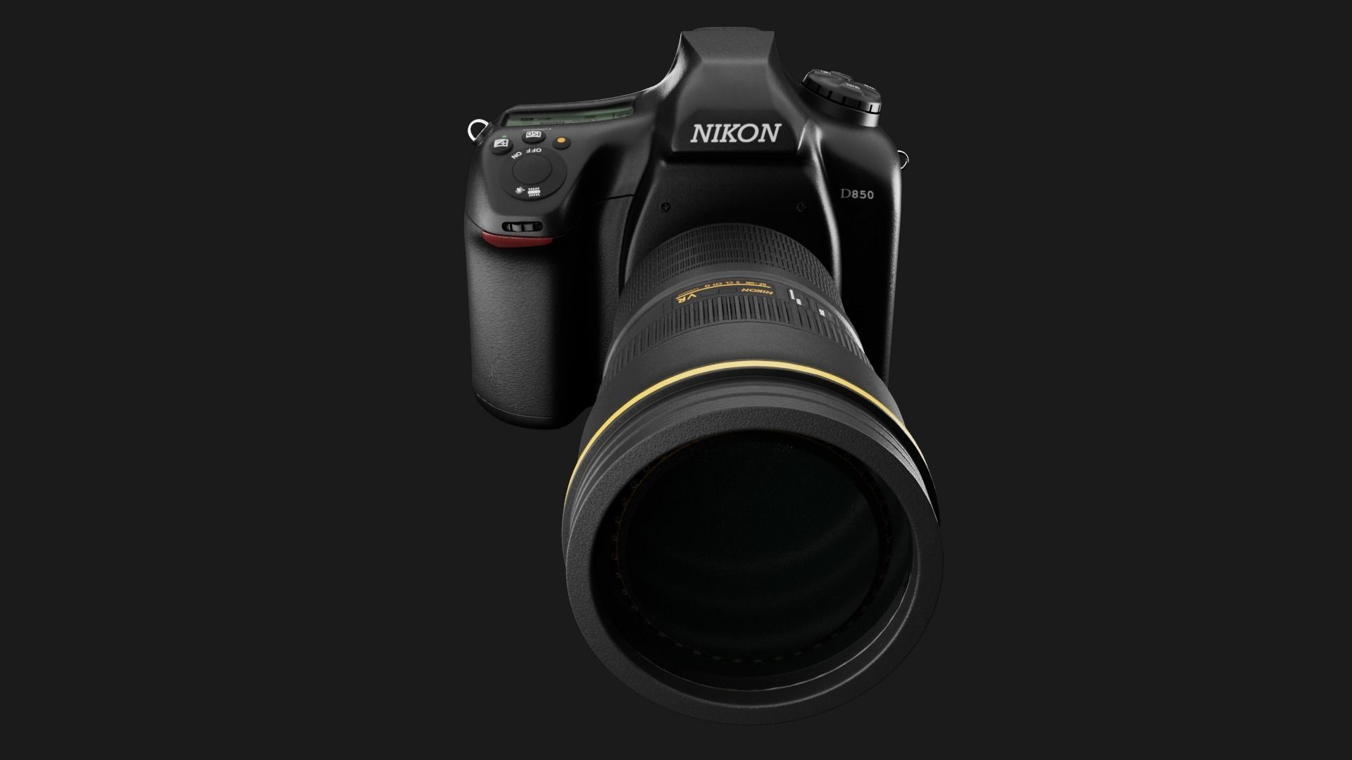 Nikon D850 Camera 3D model_1
