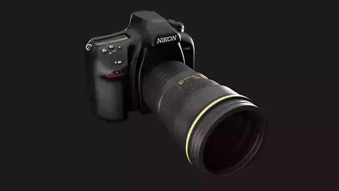 Nikon D850 Camera 3D model