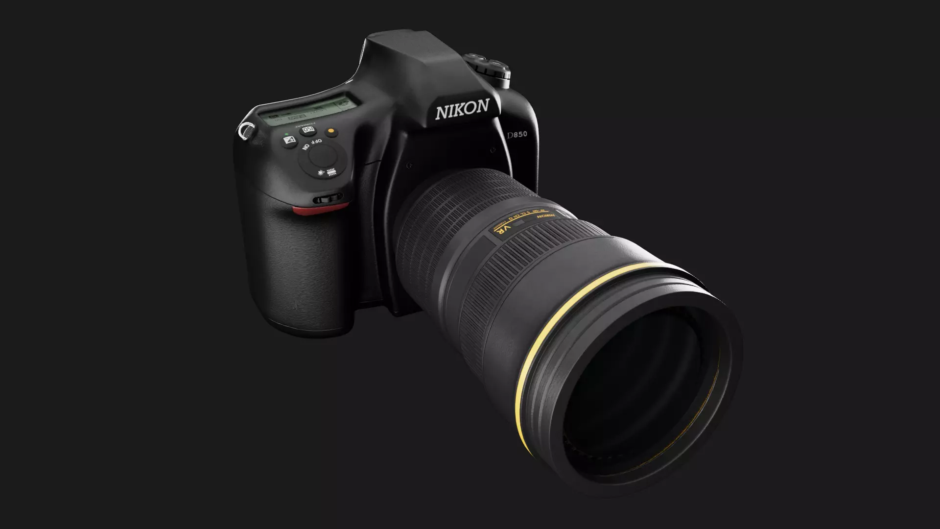 Nikon D850 Camera 3D model_0