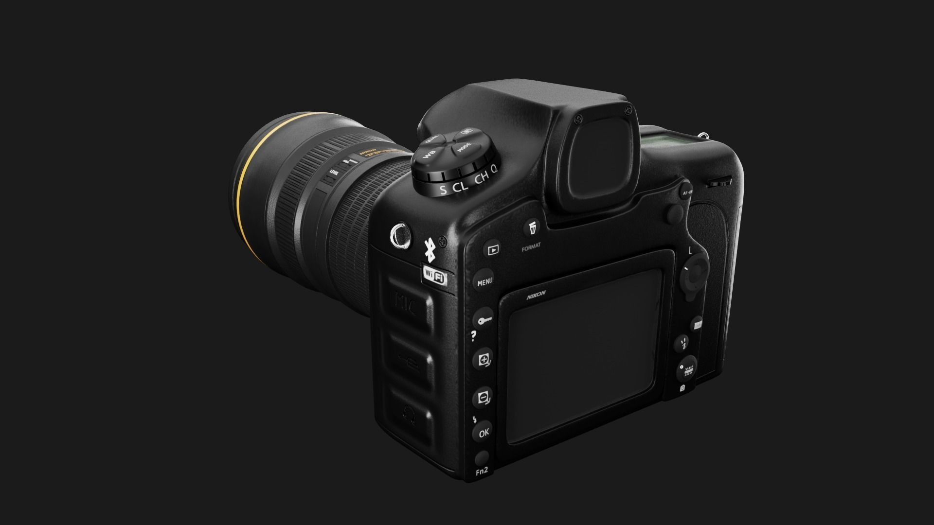 Nikon D850 Camera 3D model_6