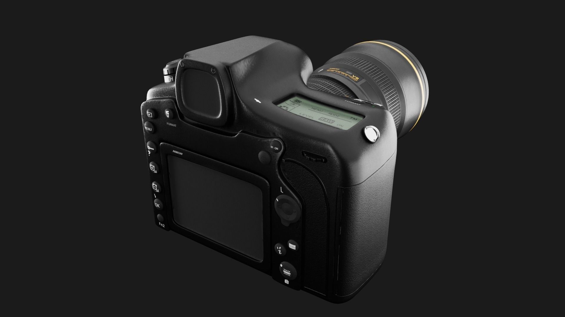 Nikon D850 Camera 3D model_5