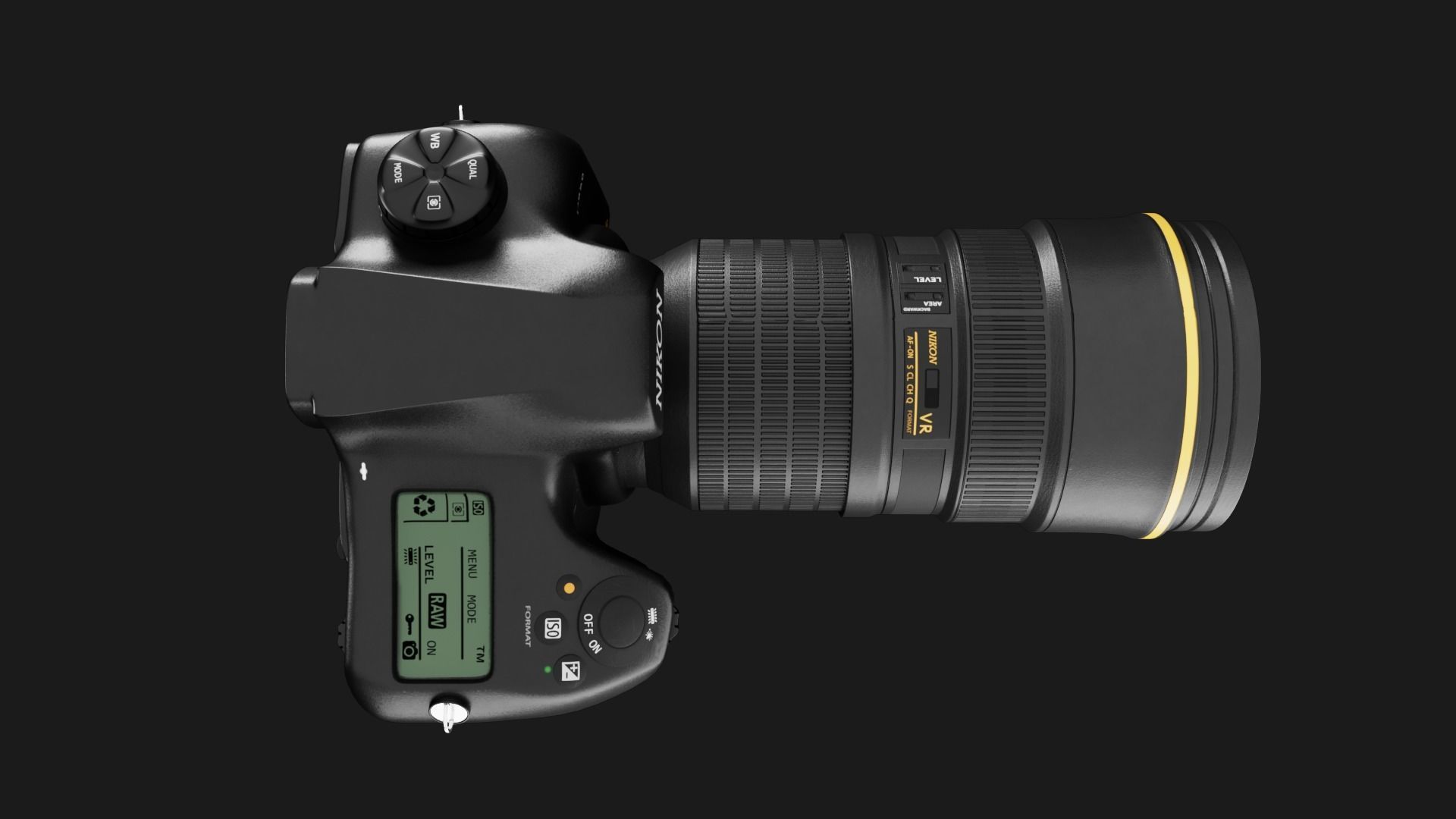 Nikon D850 Camera 3D model_4