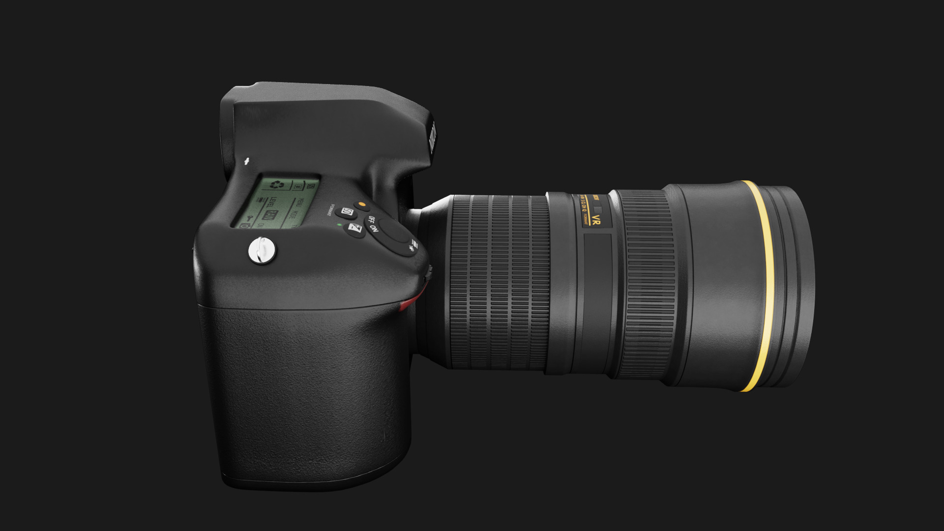 Nikon D850 Camera 3D model_3