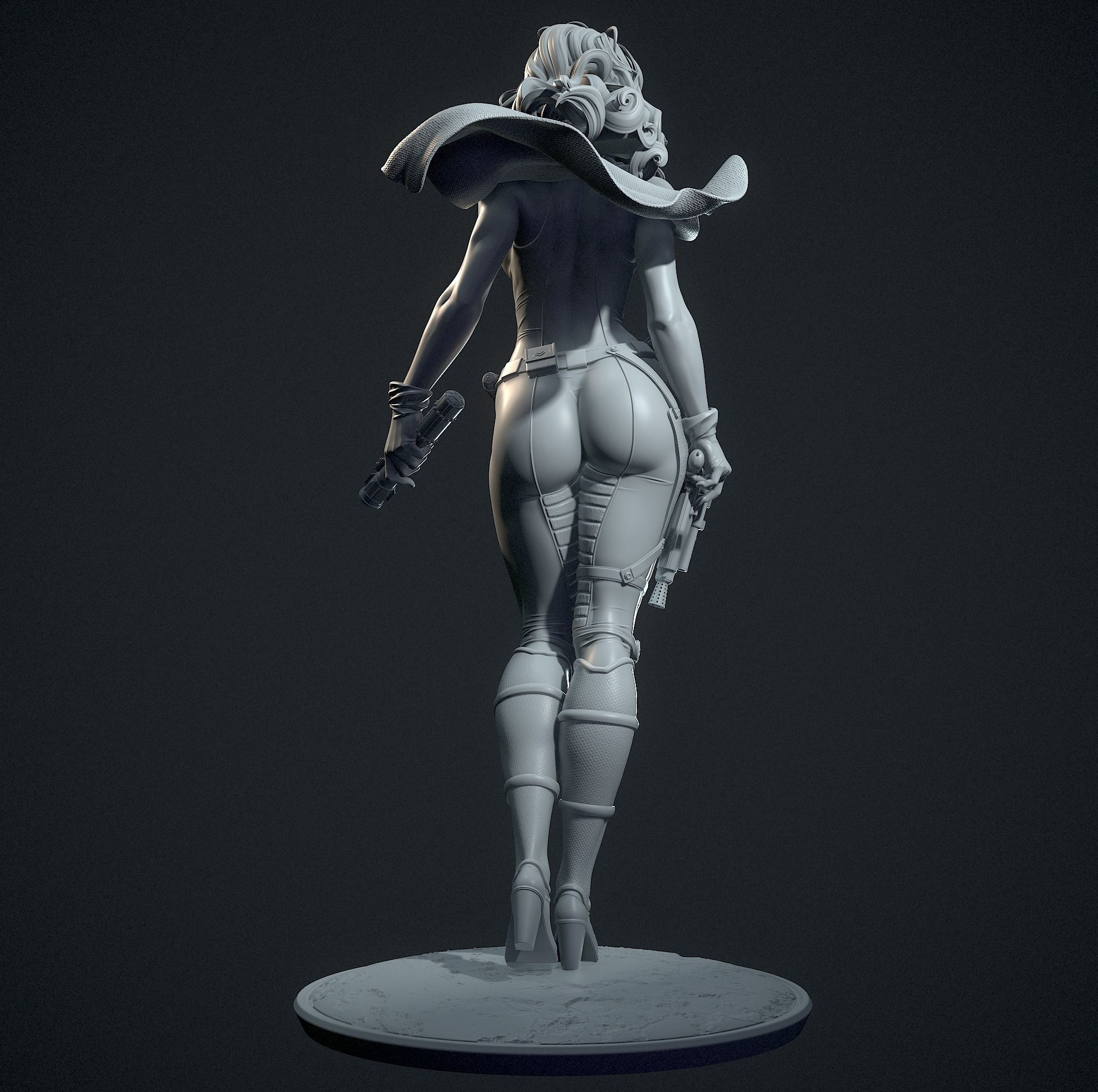 Mara Jade Skywalker with NSFW 3D print model_16