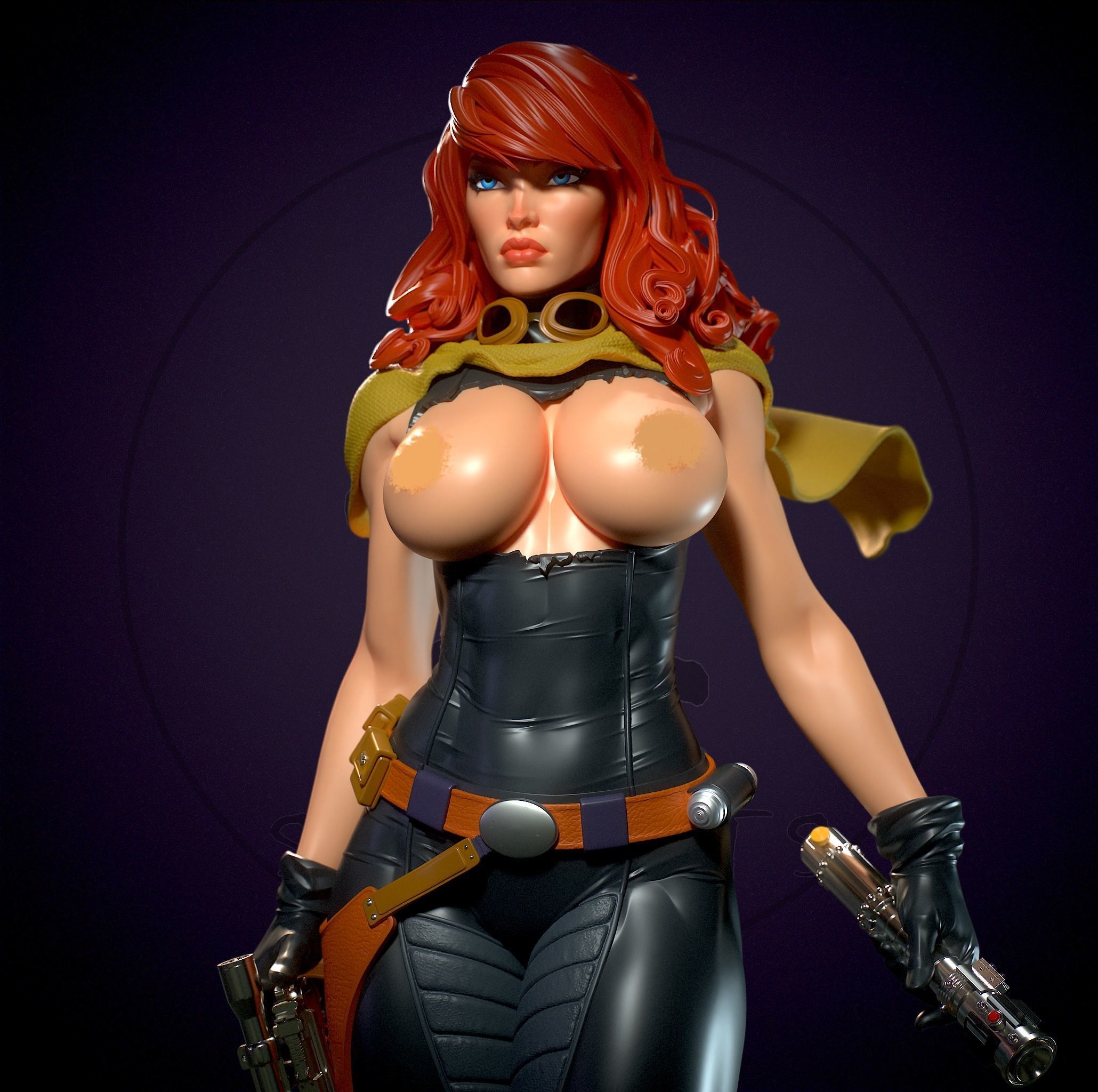 Mara Jade Skywalker with NSFW 3D print model_10