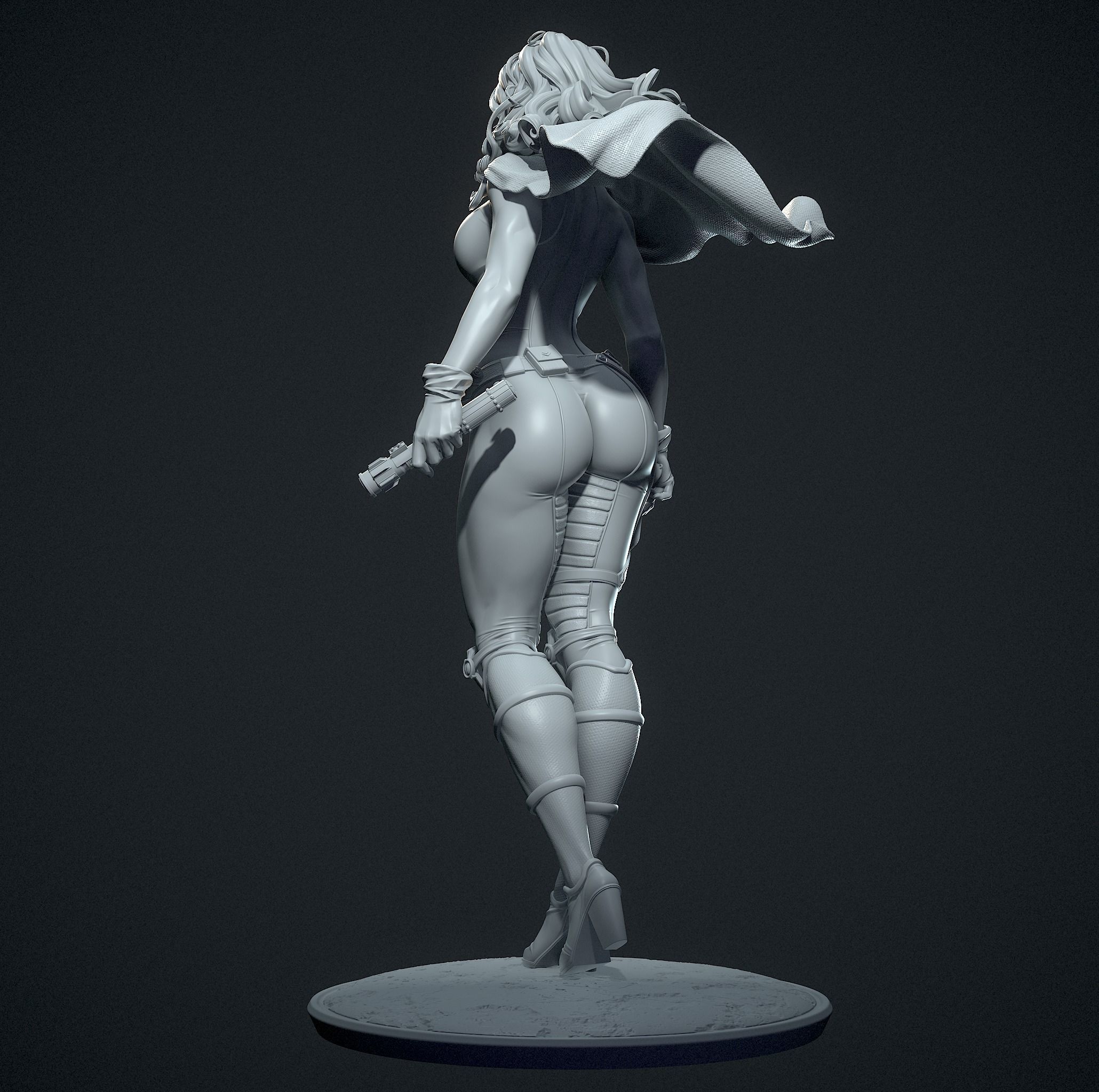 Mara Jade Skywalker with NSFW 3D print model_17