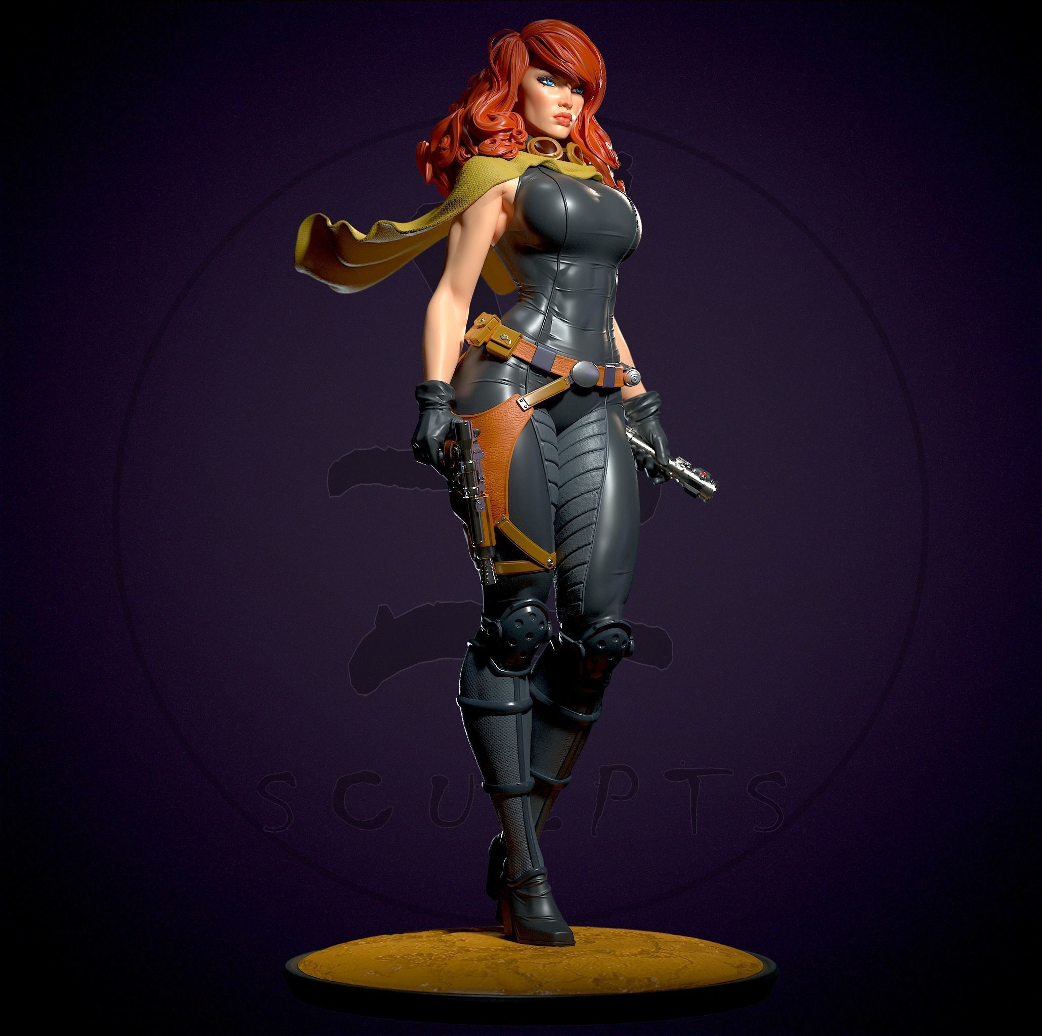 Mara Jade Skywalker with NSFW 3D print model_1