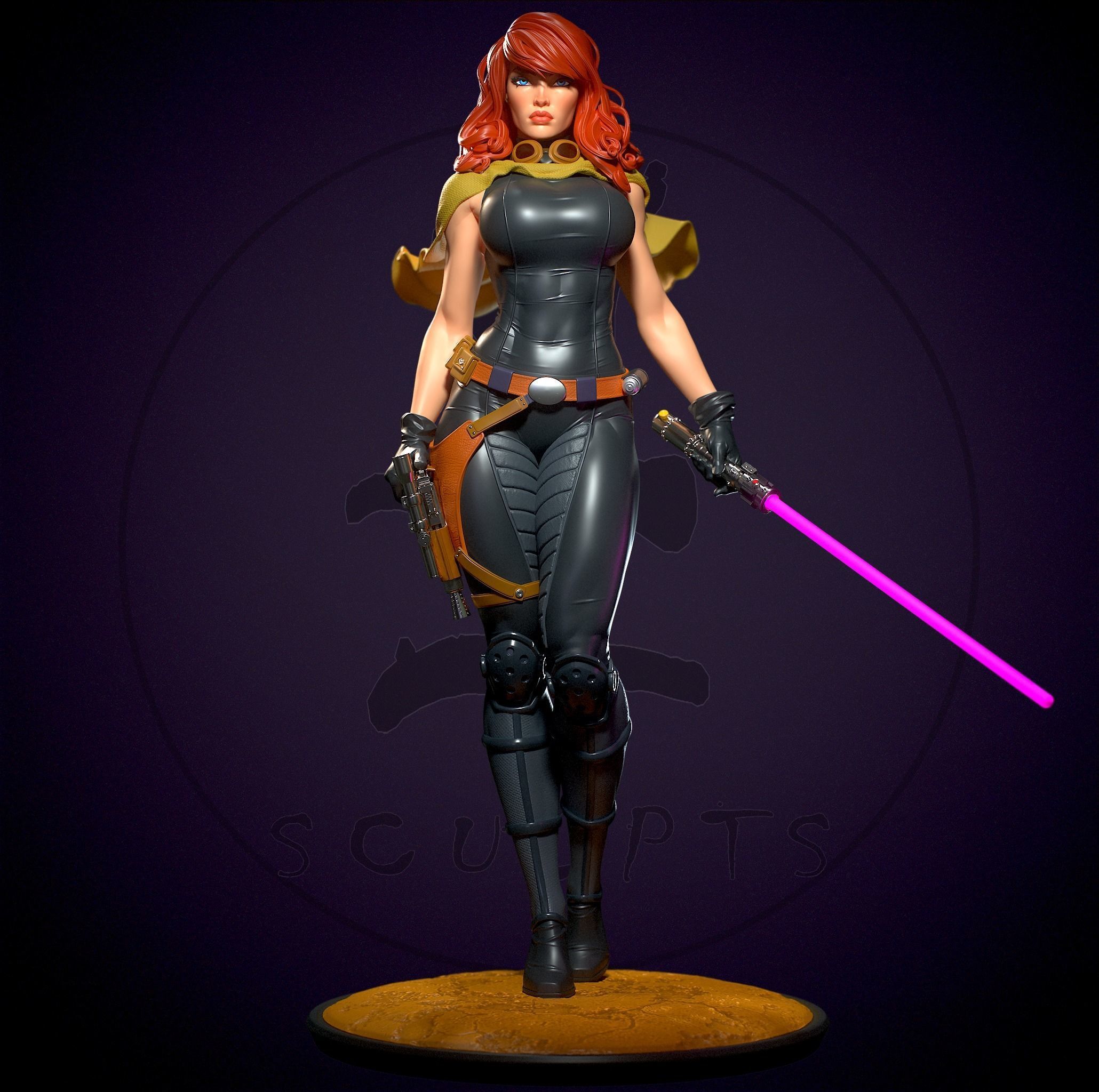 Mara Jade Skywalker with NSFW 3D print model_7