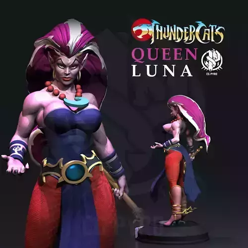 Queen Luna Lunatacs thundercats  STL 3d printing 3D print model