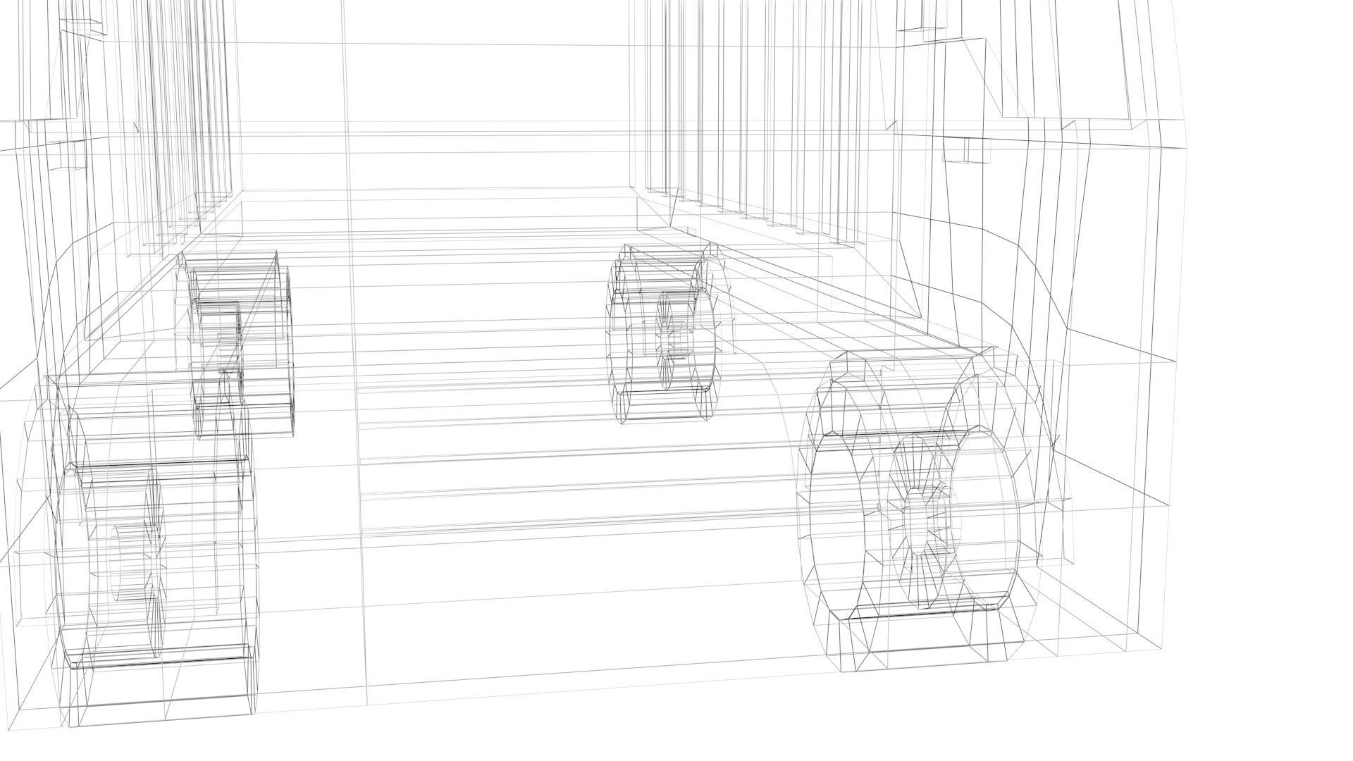 Low Poly Game Ready Truck Low-poly 3D model_21