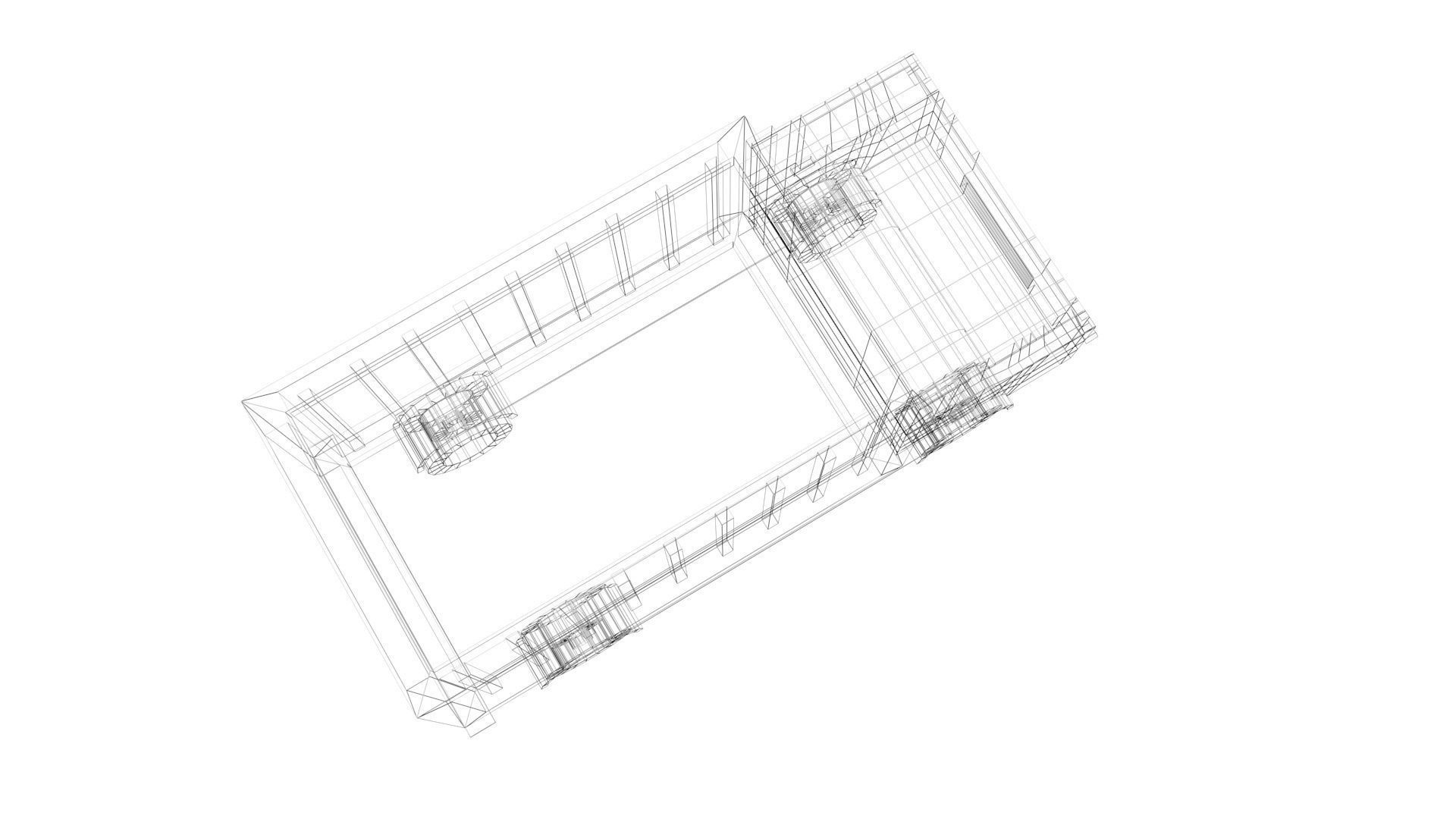 Low Poly Game Ready Truck Low-poly 3D model_20